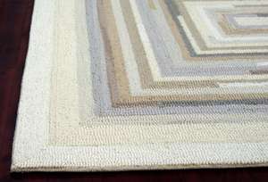 Meilleur tapis antidérapant en laine tuftée à la main à rayures modernes pour la maison, l'hôtel et le bureau pour les adultes Porte et prière Style rectangle - Product Image 3