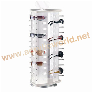Estante giratorio de pie para gafas de sol, estante de exhibición giratorio con cerradura - Product Image 1