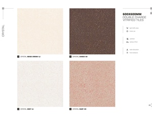 Đôi tải sứ gạch Kích thước 60x60cm đánh bóng tráng men sứ gạch 600x600mm nhiều màu mới nhất thiết kế sàn tường - Product Image 2