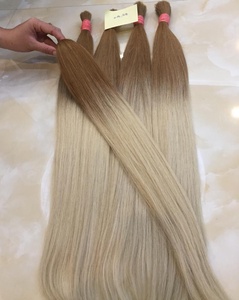 Pelo crudo vietnamita sedoso recto color ombre superventas en extensiones de cabello humano con precio de fábrica - Product Image 5