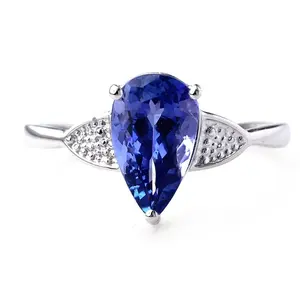 Hot sale Natural Gemstone Cubic Zirconia Crystal Finger Rings Fashion Women Jewelry 2023 Trendy Gift Party Ring for Women