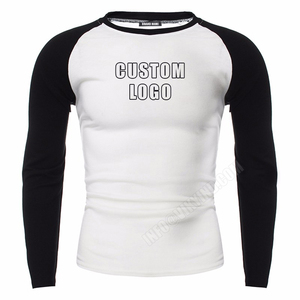 T-shirt à manches raglan en coton filé à l'anneau pour hommes, personnalisable avec logo, vente en gros - Product Image 6