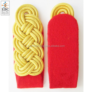 Épaulettes en cordon noué de haute qualité, personnalisables, OEM/ODM, en fil d'or massif, sur planche en plastique, fabrication artisanale, vente en gros - Product Image 5