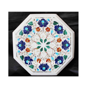 Centre de Table en marbre fait à la main, joli, européen - Product Image 1