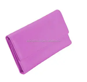 Ladies purple leather wallets / leather wallets ladies purses / ladies high design purses