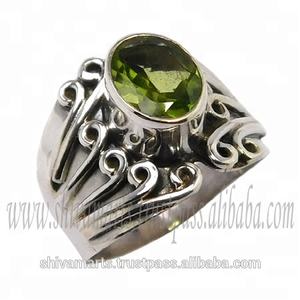 Peridot <b>Ring</b> Handmade Jewelry Solid 925 Silver <b>Rings</b> Sterling Silver Jewelry Bulk Wholesale Silver <b>Rings</b> <b>for</b> Women and <b>Men</b> - Product Image 2