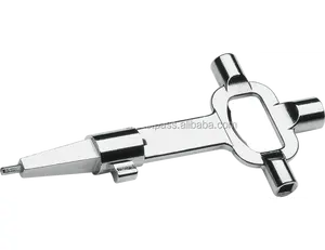 Construction Key - Square punch makes it possible to operate the lock nut without door handle and square spindle