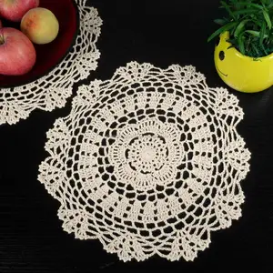 Wholesale Cotton Crochet Place Mat Table Mat Dinner Mats