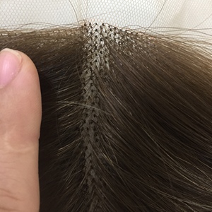 Alta calidad grado 9A cabello virgen genio trama cierre piano color cabello humano virgen Remy cabello humano de Vietnam - Product Image 5