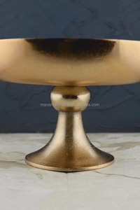 Meilleure vente de bol à fleurs en laiton doré piédestal bol à fleurs de luxe pour la maison et le mariage bol à fleurs de table décoratif - Product Image 4