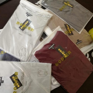 Camisetas de Manga Corta para Mujer, de Alta Calidad, con Etiquetas de Marca, Casuales, de Viscosa Ecológica, Teñidas, con Bolsillos en el Pecho y Cuello Redondo - Product Image 1