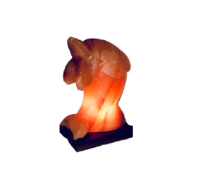 Lampe à sel de couleur rouge de l'Himalaya en forme de poisson fabriquée à la main idéale pour les entreprises Sian décoratives ionisantes de qualité supérieure - Product Image 5