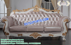 Stylish Two Seater Wedding <b>Stage</b> Furniture Modern Teak Wood Design for Wedding Events Easy Assembly - Product Image 3