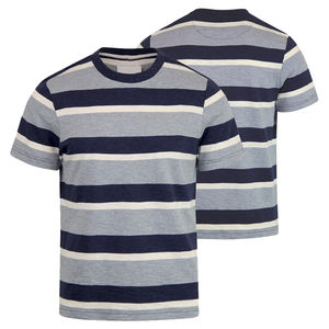 Derniers T-shirts pour hommes grande taille personnalisés Design d'impression numérique tendance Caractéristique vierge en jersey de coton et polyester respirant - Product Image 1