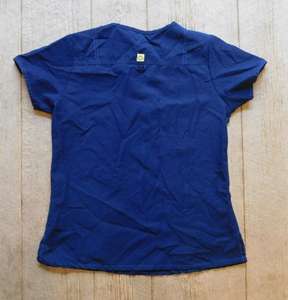 FUJU Uniforme d'infirmière unisexe confortable à col en V en Spandex OEM cyan avec taille XL pour les médecins et le soutien des hôpitaux - Product Image 6