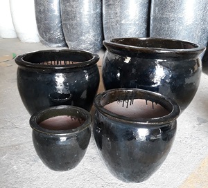 [Anny]-หม้อเซรามิกเคลือบกลางแจ้งที่ปลูกดอกไม้ // ผู้จำหน่ายเครื่องปั้นดินเผาจากเวียดนาม - Product Image 1