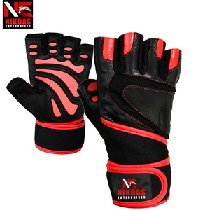 Guantes de cuero para gimnasio, para mujer, para fitness - Product Image 1