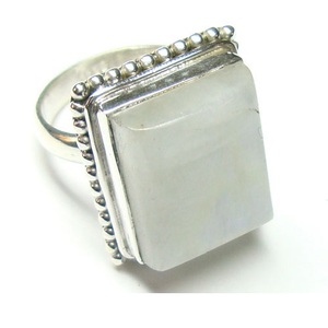 Bague en pierre naturelle Semi précieuse, bijoux en argent 925, vente en gros - Product Image 5
