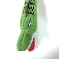 Jouet pour chien en peluche Kaico, design crocodile Kuso, style classique, jouet qui tient toute l'année, bonne qualité