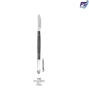 Fanenstock-cuchillos de cera de acero inoxidable, tamaño 12,5 cm, fig1 - Product Image 5