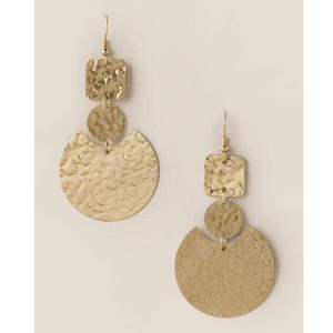 Pendiente de fábrica colgante bañado en Oro indio de peso ligero - Product Image 3
