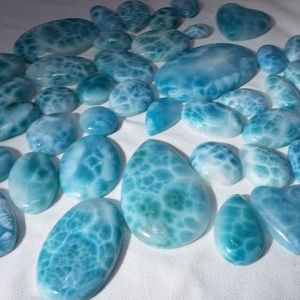 Cabujones larimar naturales, mejor oferta, buena calidad - Product Image 2
