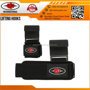 Custom Logo Neoprene Wrist Wrap Fitness Sports Workout <b>Training</b> Gym Weightlifting Powerlifting Hooks - Product Image 2