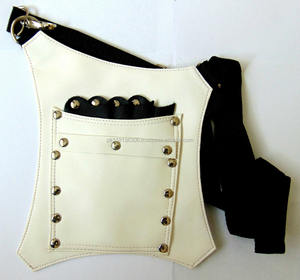 กระเป๋ากรรไกรร้านตัดผมพร้อมเข็มขัดสำหรับช่างทำผมกรรไกรตัดผมแบบออกแบบได้เองกระเป๋าคาดเอวสำหรับตัดผม - Product Image 3