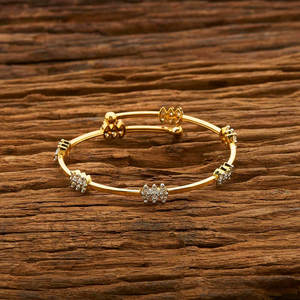 อเมริกันเพชร Cz แฟนซีแบบดั้งเดิม Kada - 55664 - Product Image 1