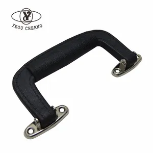 black plastic guitar case handle with metal clip