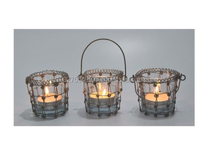 Decorative Handmade Glass <b>Tea</b> Light Candle Holders Indoor Outdoor Tabletop Home Wedding Christmas <b>Party</b> <b>Decorations</b> - Product Image 5