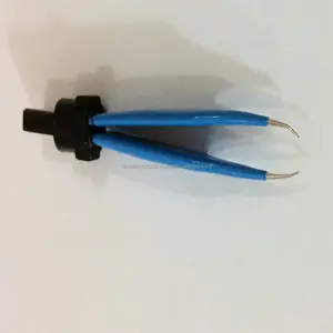 Kabel Monopoli BIPOLAR Elektrokoagulasi dan Instrumen Bedah Elektro Hitam Yang Dapat Digunakan Kembali