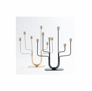 เชิงเทียนทองเหลืองสวยหรู,เชิงเทียนตกแต่งบ้านดีไซน์แฟนซีประหยัดค่าใช้จ่ายที่วางบนโต๊ะ - Product Image 5