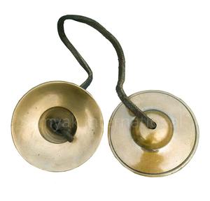 ฉาบ Tingsha ทำด้วยมือสำหรับฆ้องและฉาบดนตรีบำบัดทางศาสนา - Product Image 2