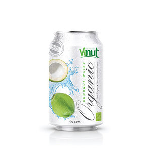 Emballage en bouteille de purée d'eau de coco certifiée biologique de l'UE 330ml sans sucre ni conservateurs - Product Image 1
