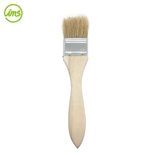 Cepillo de repostería IMS Simple Wood BBQ con cerdas de pelo de jabalí, mango de madera polar de China, ecológico, color natural, uso comercial - Product Image 3