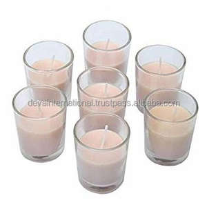 แก้ว VOTIVE รูปแบบการออกแบบชาผู้ถือแสงที่ทำด้วยมือเทียนแก้วยืน - Product Image 5