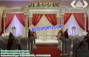 Conjunto de Mandap DE BODA especial, decoración de Estados Unidos, el último fabricante de Mandap DE BODA indio, configuración para la venta - Product Image 5