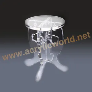 Custom Top Rated Personalized Clear Acrylic trunk Dining Coffee Table acrylic desk chair