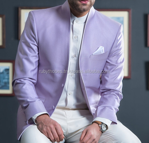 เสื้อเบลเซอร์เข้ารูปสำหรับผู้ชายเสื้อสูททำงานกระดุมสองแถวพร้อมพิมพ์ลายขนาดใหญ่พิเศษสำหรับเจ้าบ่าว - Product Image 6