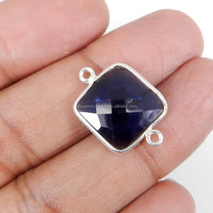 925แหวนเงินคู่ขนาด21x15มม. ตัวเชื่อมต่อ1.58กรัม iolite - Product Image 2