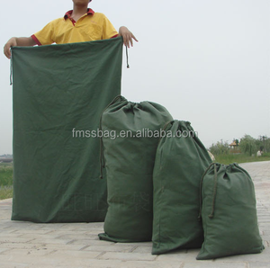 Khách Sạn Lớn Cotton <span class=keywords><strong>Canvas</strong></span> Đồng Bằng Dây Rút Lưu Trữ Túi Giặt - Product Image 2