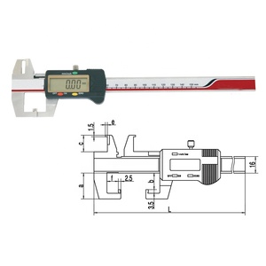 ROKTOOLS <span class=keywords><strong>Universal</strong></span> Joint Digital <span class=keywords><strong>Vernier</strong></span> Caliper OEM Herramientas de medición especiales - Product Image 2