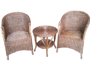 บาหลีธรรมชาติหวายเก้าอี้เลานจ์เฟอร์นิเจอร์สำหรับระเบียง - Product Image 1