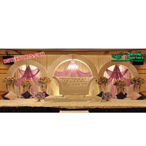 Boda exclusiva etapa de decoración con paneles redondos boda escenario decoración asiática bodas etapas - Product Image 1