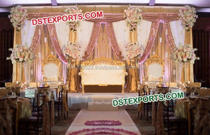 Décor de scène de mariage, toile de fond épaisse, 1 pièce, décor de scène de mariage, USA, luxe, tendance - Product Image 4
