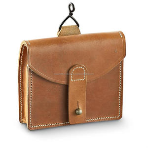 Servicio bien diseñado Logotipo del cliente profesional 100% Bolsa francesa exterior de cuero genuino - Product Image 1