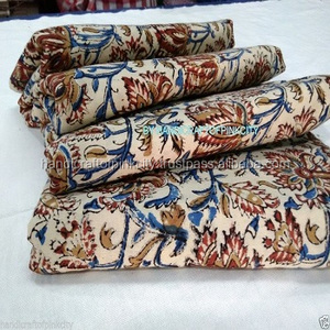 5 Yard Hand Block Printed <span class=keywords><strong>Fabric</strong></span>、100% CottonとNatural Bagru Print生地 - Product Image 1