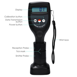 Medidor Inalámbrico de Tinte de Ventanas, Medidor de Transmitancia de Luz Infrarroja de 0-100%, Medidor de Transparencia para Plásticos de Automóviles - Product Image 4