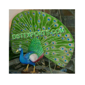 Statuettes de paon de mariage en fibre de verre, décoration, Sculpture d'animaux - Product Image 1